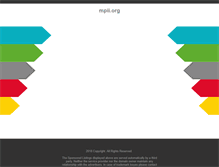 Tablet Screenshot of mpii.org